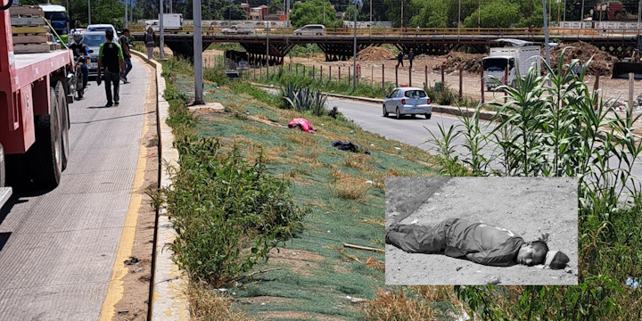 VIDEO y FOTOS: Balean a masculinos frente a policías en la Central de Abasto, Oaxaca