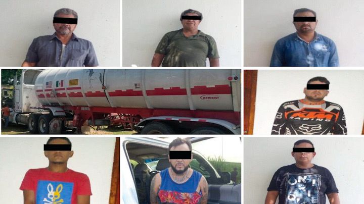Duro golpe contra huachicoleoros, hay ocho personas detenidad en la Cuenca del Papaloapan, Oaxaca
