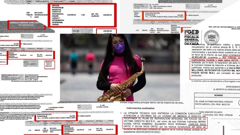 Saxofonista y asesora jurídica piden 85 MDP más por “reparación del daño”; han recibido millones del erario