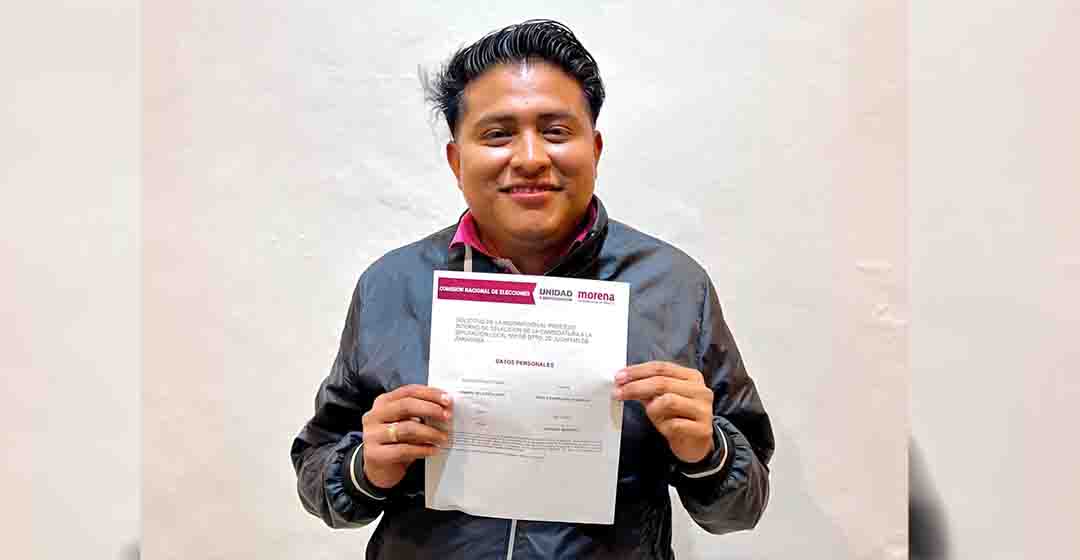Se registra el periodista Aldair Martínez como aspirante a la Diputación local del Distrito 20 de Morena