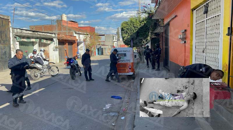 VIDEO y FOTOS: Balean y pican a presunto cholo en San Juan Chapultepec, Oaxaca