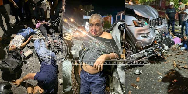 FOTOS: Identifique a ebrio que provocó grave accidente en Viguera: una menor y dos adultos heridos