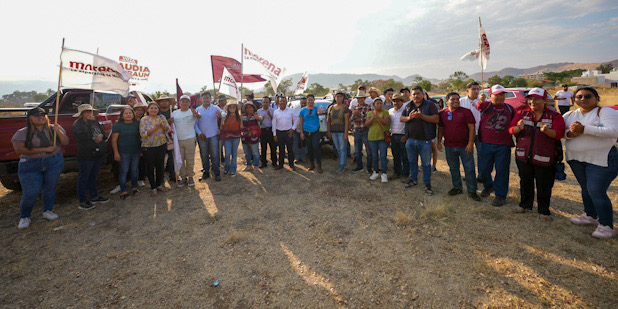 Impulsa Morena triunfo de Claudia Sheinbaum en Santa Cruz Xoxocotlán