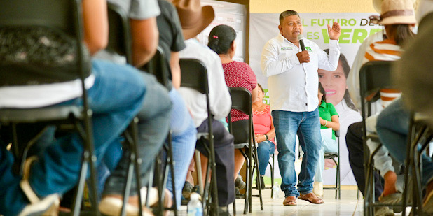 Llama Roberto Pérez Delgado a los oaxaqueños a votar 5 de 5 por el verde para consolidar el plan C en México