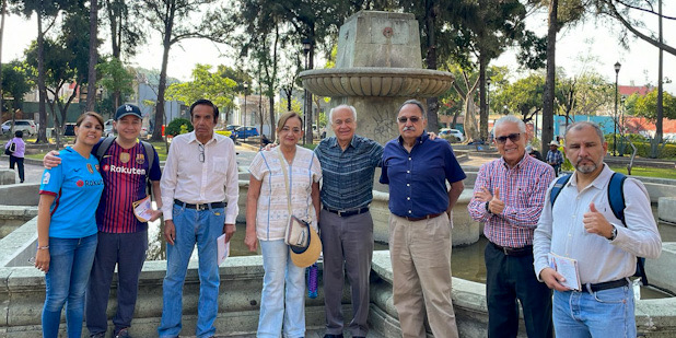 Con éxito realiza Jaime Larrazábal, candidato a la presidencia municipal de Oaxaca de Juárez por el PRD jornada de volanteo