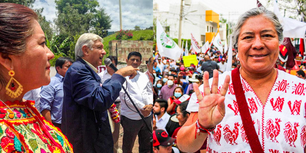 Cuidado con los falsos lopezobradoristas en Oaxaca: Luisa Cortés