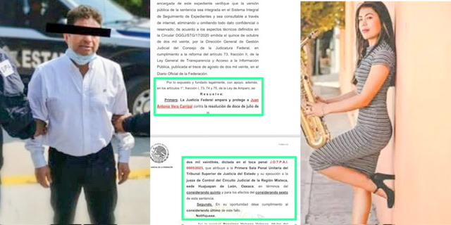 Amparan a Juan Antonio Vera Carrizal: dudas sobre las acusaciones de la saxofonista María Elena Ríos