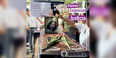 VIDEO: Despiden a Vianney Toledo en medio de exigencias de justicia