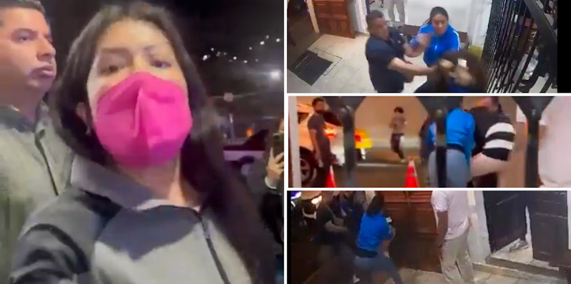 VIDEO: Abren carpeta de investigación contra Malena Ríos por agredir a una mujer en Oaxaca