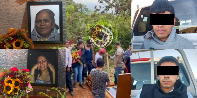 Doble feminicidio en la zona Mixe de Oaxaca: dos detenidos