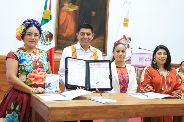 Oaxaca se suma al Compromiso Nacional por la Vida, la Felicidad y el Respeto a las Mujeres