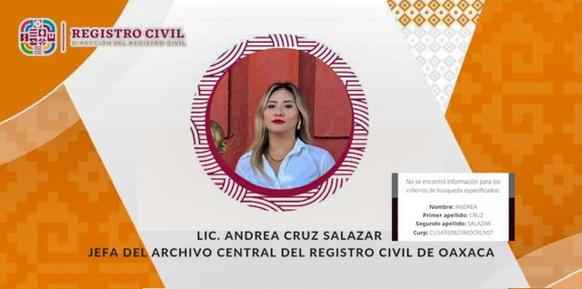 Crece el escándalo por denuncia de presunta usurpación de funciones en el Registro Civil de Oaxaca