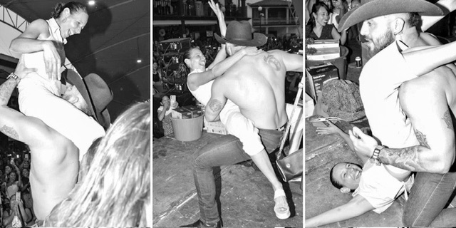 Candidata de San Antonio de la Cal causa revuelo en redes tras polémico video con striper durante evento político