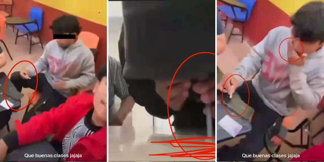 Nueva polémica en la UABJO: Alumnos de la prepa 6 se exhiben consumiendo presunta droga