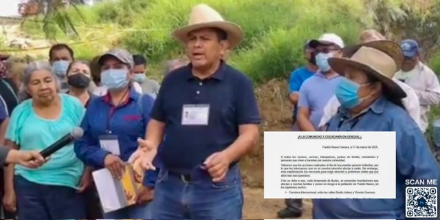 “No funcionan y lo saben”: vecinos de Pueblo Nuevo anuncian bloqueo tras exhibir fracaso de obras pluviales en Oaxaca