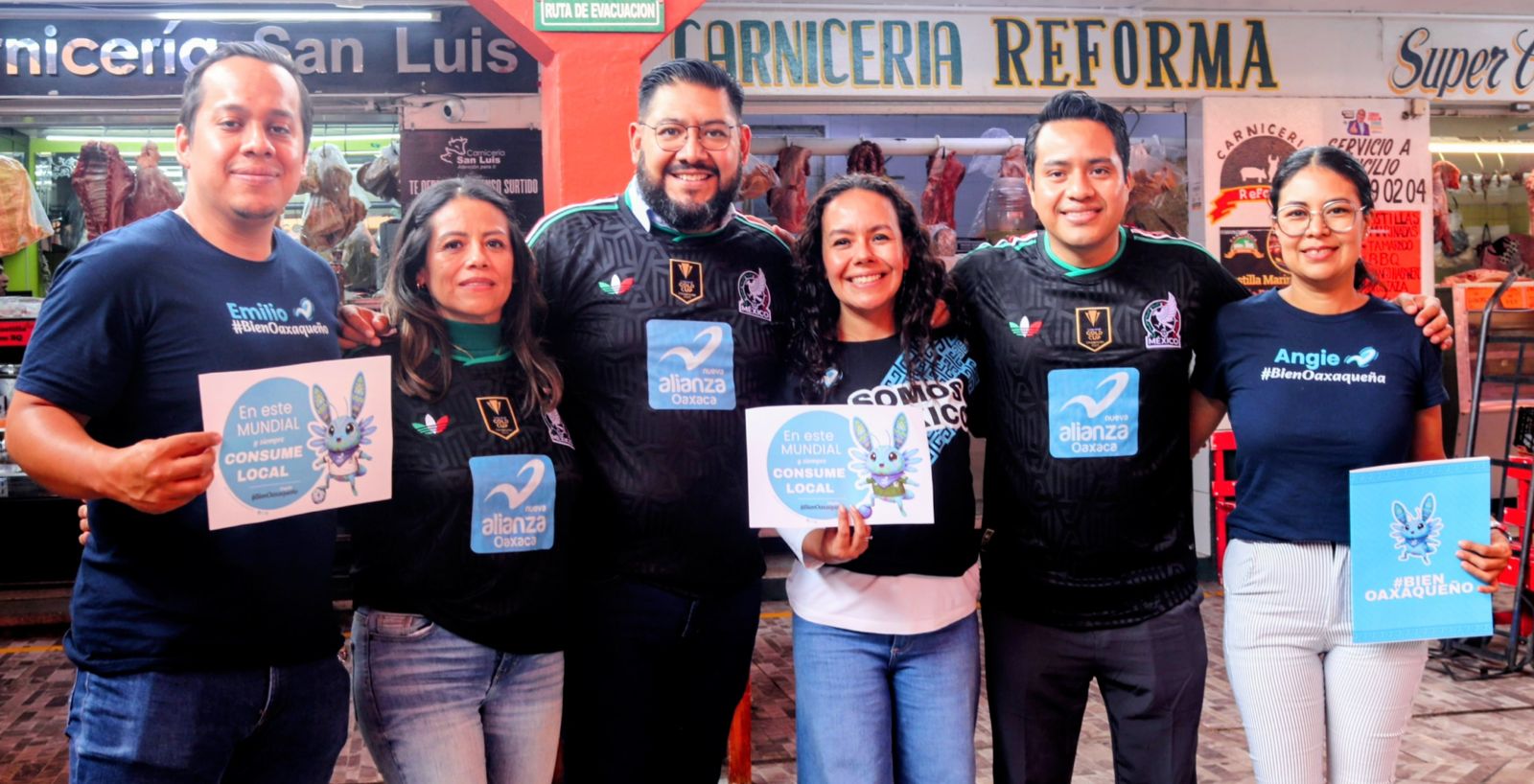 “Ponte la camiseta por Oaxaca”: Nueva Alianza impulsa campaña para que el Mundial beneficie a mercados y tienditas locales en Oaxaca “Ponte la camiseta por Oaxaca”: Nueva Alianza impulsa campaña para que el Mundial beneficie a mercados y tienditas locales en Oaxaca