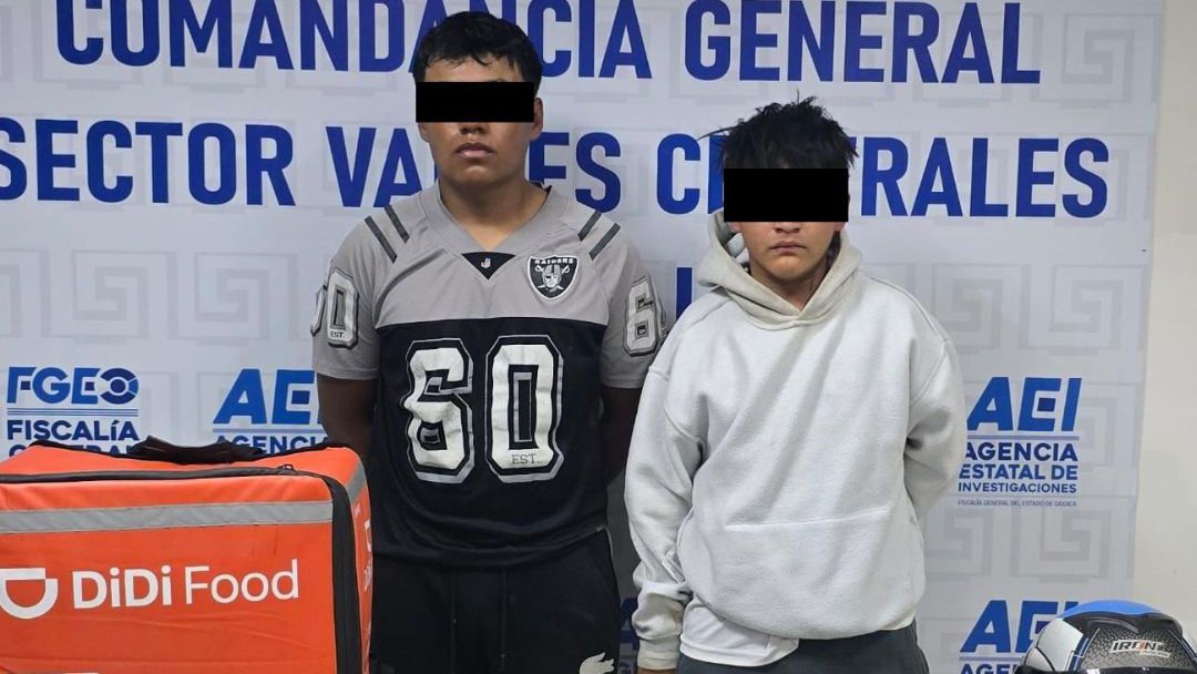 Caen falsos repartidores en Oaxaca: los acusan de asaltar usando mochilas de DiDi para pasar desapercibidos Caen falsos repartidores en Oaxaca: los acusan de asaltar usando mochilas de DiDi para pasar desapercibidos