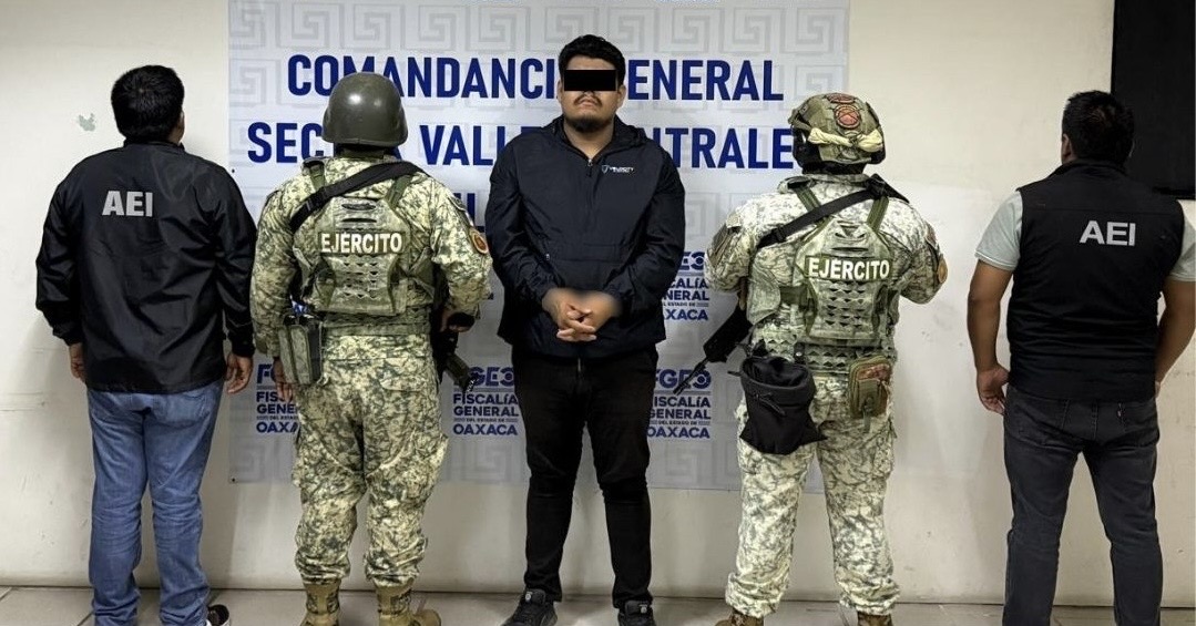 Detienen a otro presunto integrante de célula vinculada con robo de 2.6 mdp en Oaxaca
