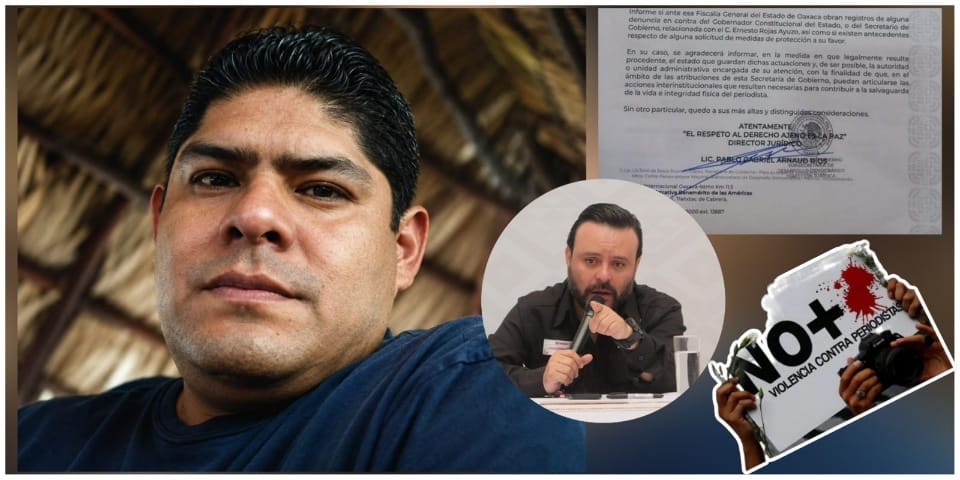 Periodista de Oaxaca denuncia aumento de amenazas y hostigamiento; responsabiliza al secretario de Gobierno, Jesús Romero López